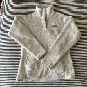 Patagonia Women's Re-Tool Snap-T Fleece Pullover - White XS